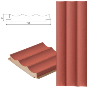 Panneau mural décoratif 3D à relief vagues – Brique